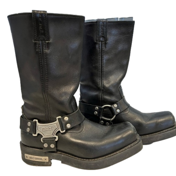 Harley-Davidson Other - 𝅺leather Engineer Mega Harness Harley Davidson Boots